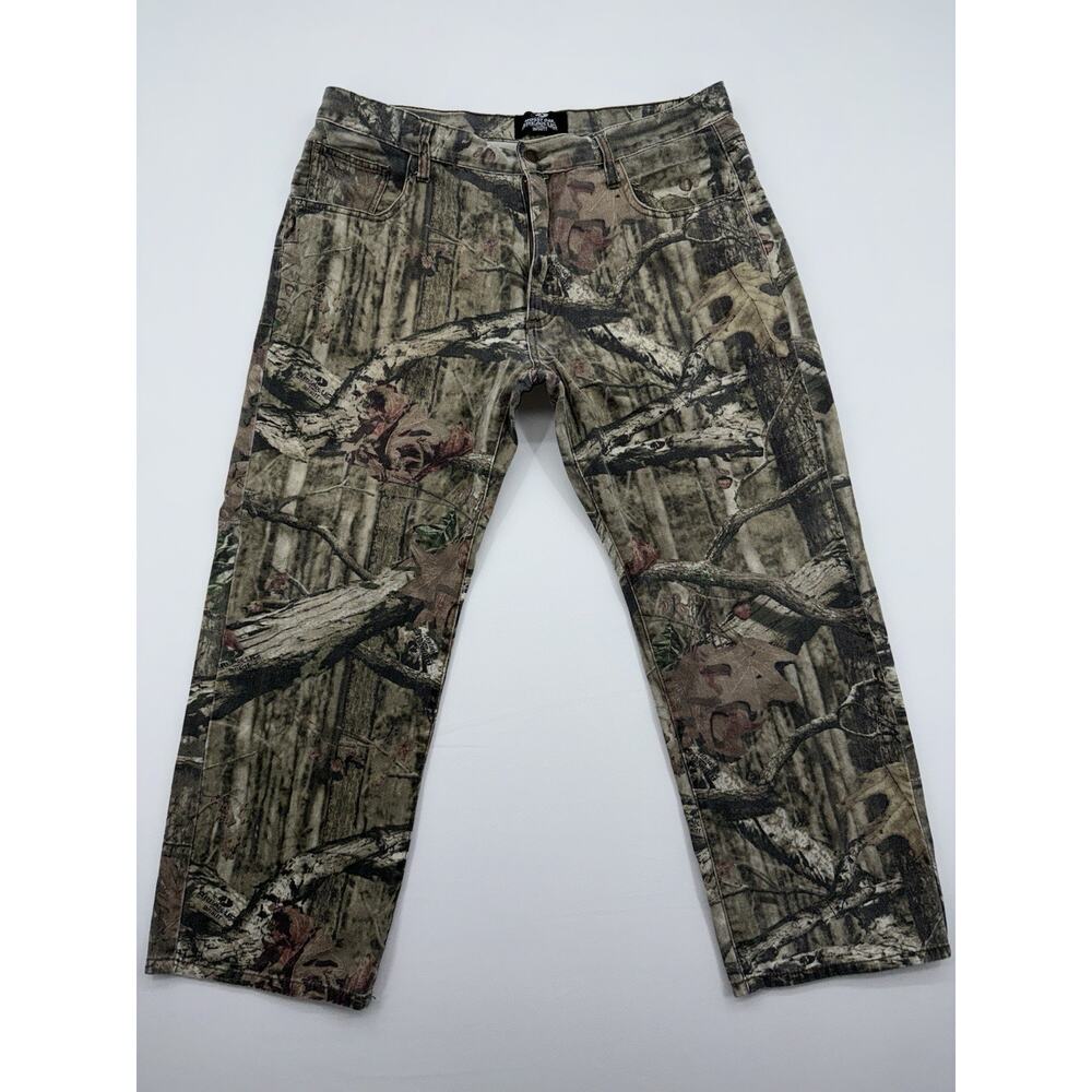 Mossy Oak Men's Break Up Infinity Jeans 30x30 (Real 30x28 Hunting Oak Leaf Camo